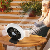 2021 New Camping Fan with Light Portable Tent Lantern Fan USB Rechargeable Hanging Lamp