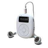 Hands Free DAB Digital Radio ABS With Bluetooth-Complitable Portable OLED Display with Earphone Charging Cable