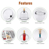 32PCS Vacuum Cupping Apparatus Home Set Suction Pump Magnetic Therapy Massage Cups Thicken Cupping Cup Health Care Body Massager