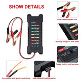 Car Battery Tester Digital Alternator for 12V/24V Cars Trucks Diagnostic Tool Auto Repair Car Battery Tester Charger Analyzer