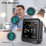 CO2 Detector Aiment WiFi Intelligent 3 in 1 Carbon Dioxide Detector Accurate Air Quality Monitor Temperature Humidity