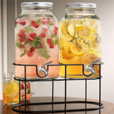 Glass Wine Bottle Faucet Jar Barrel Water Tank Faucet With Filter Wine Valve Water Dispenser Switch Tap Bibcocks
