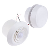 12V RV Ceiling Fan Roof Vent with LED Light for Camper Trailer Motorhome