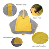 Fashion Outdoor Waterproof Dog Stormbreaker Rain Coat Reflective Quick Dry Pet Dog Raincoat Golden Retriever Pet Supplies