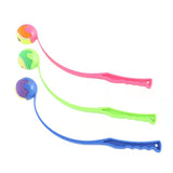 Pet Training Tool Ball Tossing Club Fluorescent Thrower Outdoor With Tennis Training For Medium Cats Dogs Pet Interactive Toys