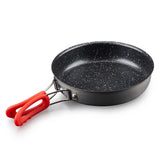 Lightweight Collapsible Nonstick Omelet Camping Pan Outdoor Frypan Folding Quick Heating Omelet Maker Fry Pan for Camping Hiking