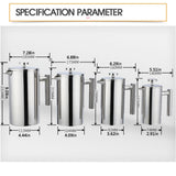 Stainless Steel Double Wall Filter Coffee Maker Double Thermal Insulation Coffee Pot Tea Maker With Mesh Filter