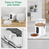 4L/6L WiFi Pet Dog Cat Food Dispenser Automatic For dogs cats accessories with Sound Recording Function Timer APP Remote Control