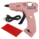 20W High Temp Hot Melts Glue Gun With 7x100mm Glue Sticks Industrial Mini Guns Thermo Electric Heat Temperature Repair Tool DIY