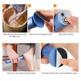 Electric Foot Grinder With 60PCS Replaceable Sandpaper Foot File Matte Pedicure Foot Heel Dry Hard Dead Skin Calluses Remover