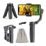 Handheld Gimbal Smartphone Stabilizer Foldable 3-Axis Selfie Stick For IPhone 12 11 X XS Video Handheld Gimbal For Samsung S21