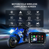 5 Inch Motorcycle Special Navigator Support CarPlay and Android Auto Touch Outdoor Waterproof External Portable