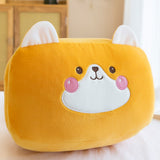 30x25cm Cute Cartoon Dinosaur Hand Warmers Soft Plush Toy Lying Down Pillow Winter Thickening Warm Supplies Plush Hand Warmer