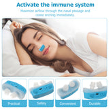 Rechargeable Snoring Solution Air Purifier Filter Sleep Nose Plug