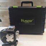 Huepar S04CG with Hard Carry Case,Bluetooth Function&Outdoor Pulse Mode 4D Green Beam linelaserlevel,16 Line Laser Level