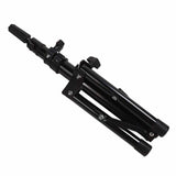 Wig Head Tripod Aluminium Alloy Stable Black Mannequin Head Stand for Hairdressing Training Hair Styling Tools Rack
