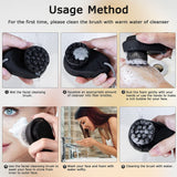 4-8PCS Silicone Face Scrubber Cleaner Brush Soap Bubbles Handheld Facial Cleansing &amp; Exfoliating Brush Soft Bristles Wash Brush