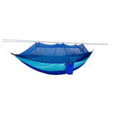Double 210T Nylon Outdoor Mosquito-proof Aerial Camping Hammock Breathable Anti-mosquito Durable Hammock