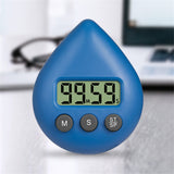 Electronic Digital Timer Kitchen Cooking Shower Study Stopwatch Alarm Clock Water Drop Electronic Cooking Countdown Time Timer
