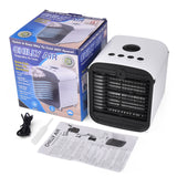 Portable Air Conditioning Fan Electric Mini Air Cooler for Room Small Home Air Conditioner Cooling Mist Fan USB/Battery Powered