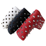 1 Pcs Golf Putter Cover Rivets PU Leather for Blade Putter Golf HeadCover Black White Red