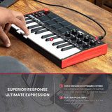 Akai professional MPK Mini MK3 MKIII 25 key ultra portable USB MIDI drum pad and keyboard controller