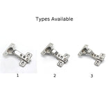 Stainless Steel Hinges Perforated Small Hinge Cabinet Door Buffer Aircraft Hinge Full Cover/half Cover/inline Furniture Hardware