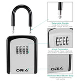ORIA Password Key Box Outdoor Key Safe Lock Box Decoration Key Code Box Key Storage Lock Box Wall Mounted Password Box