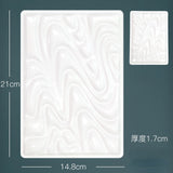 Oval/Square/Wave Palette High Quality Imitation Ceramic Material Watercolor Palette Variety of Styles Smooth and Durable Edges