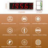 Diy electronic clock kit ESP8266 wifi 8 bit digital clock temperature date year alrm time display automatic dimming