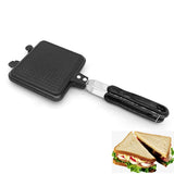 HAEGER-Grilled Sandwich Panini Maker,Toast Bread Breakfast Machine,Hot Sandwich Pan,Nonstick Aluminum Removable Flip Frying Pan