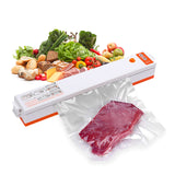 Electric Vacuum Sealer Packaging Machine for Home Kitchen Including 10pcs Food Saver Bags 220V Automatic Vacuum Food Sealing