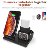 3 In 1 Phone Wireless Charger, Magnetic Vertical Fast Wireless Charging Dock Station For Iphone 13 Pro XS MAX Watch,Q600