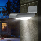 16 LED Solar Lamps Solar Power Motion Sensor Garden Security Light Lamp Outdoor Waterproof Stainless Steel White