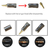 Gas Soldering Iron Kit Welding Pen Professional Butane Portable Outdoor Home Cordless Easy Refill Burner Blow Torch Tip Tool