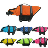 Reflective Pet Life Jacket Outdoor Clothes Large For Dogs Medium and Small Dog Clothes Dog Training Clothes Swimming Suit Bags