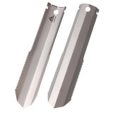 Titanium Garden Hand Serrated Shovel Outdoor Camping Hiking Backpacking Trowel with Clip