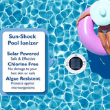 Solar Pool-Ionizer,Copper Silver Ion Swimming Pool Purifier Water Purifier,Kills-Algae Pool Ionizer for Outdoor Hot Tubs