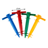 1PC Sun Beach Umbrella Stand Spike Fishing Pole Patio Parasol Ground Anchor Rain Gear Spikes Plastic Auger Holder