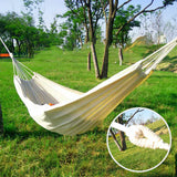 200x150cm Foldable Portable 2 Person Travel Canvas Hammock For Bedroom Thick Hanging Swing Chair Outdoor Camping Beach