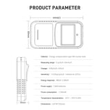 FS-600 LCD Geiger Counter Radioactive Electromagnetic Nuclear Radiation Detector Personal Dosimeter X-ray Marble Tester Tool
