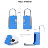 New Mini Key Safe Box Hidden Organizer 4-Digital Password Lock House Villa Car Caravan Spare Keys Storage Box Drop Shipping
