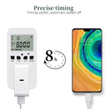 KT028 Digital Timer Switch Electronic 9Hour Programmable Timing Socket EU UK US FR Plug Outlet Kitchen Appliance Time Control