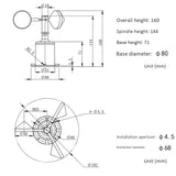 Big deal 0-70M/S Wind Speed Sensor Environment Signal Output Pulse Type Three Cups Wind Speed Sensor Anemometer DC5-30V