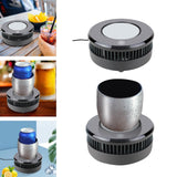 Portable Electric Beverage Cup Cooler Beverage Mug Cooling Desktop Mini Fridge Beverage Cooler  Water Working