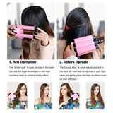 Triple Curling Iron 3 Barrel Hair Curler Crimp Big Wave Hair Waver Styling Tools Curling Wand Curl Machine Corrugation for Hair