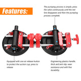 210mm Diameter Vacuum Suction Cup High Bearing Capacity Heavy Duty Vacuum Ceramic Tile Lifter for Granite Glass Lifting