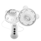 Nipple Massager Vibrating Nipple Suckers with 360° Rotational Stimulation 10 Vibration Modes Strong Suction Breast Sexy Toys