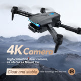 S89 Profesional Drone 4K With WIFI Signal Trans HD Dual Camera 50x Zoom Dron RC Quadcopter For Boys Teens Child Drone Gift