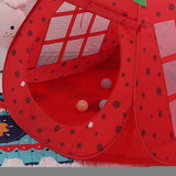 80xx80x100cm Kid Tent Children Indoor Tent Toy Non-toxic Pretend Play Fun Ball Pool Cute Strawberry Color For Girls Kids Gifts